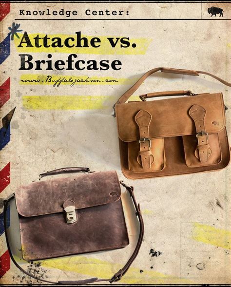 difference between attache and briefcase.